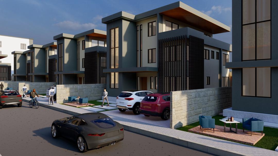 Luxury residential compound render